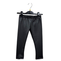 Leggins ecopelle Felpato  Bimba