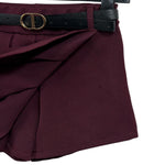 Mädchenrockshorts mit Falten