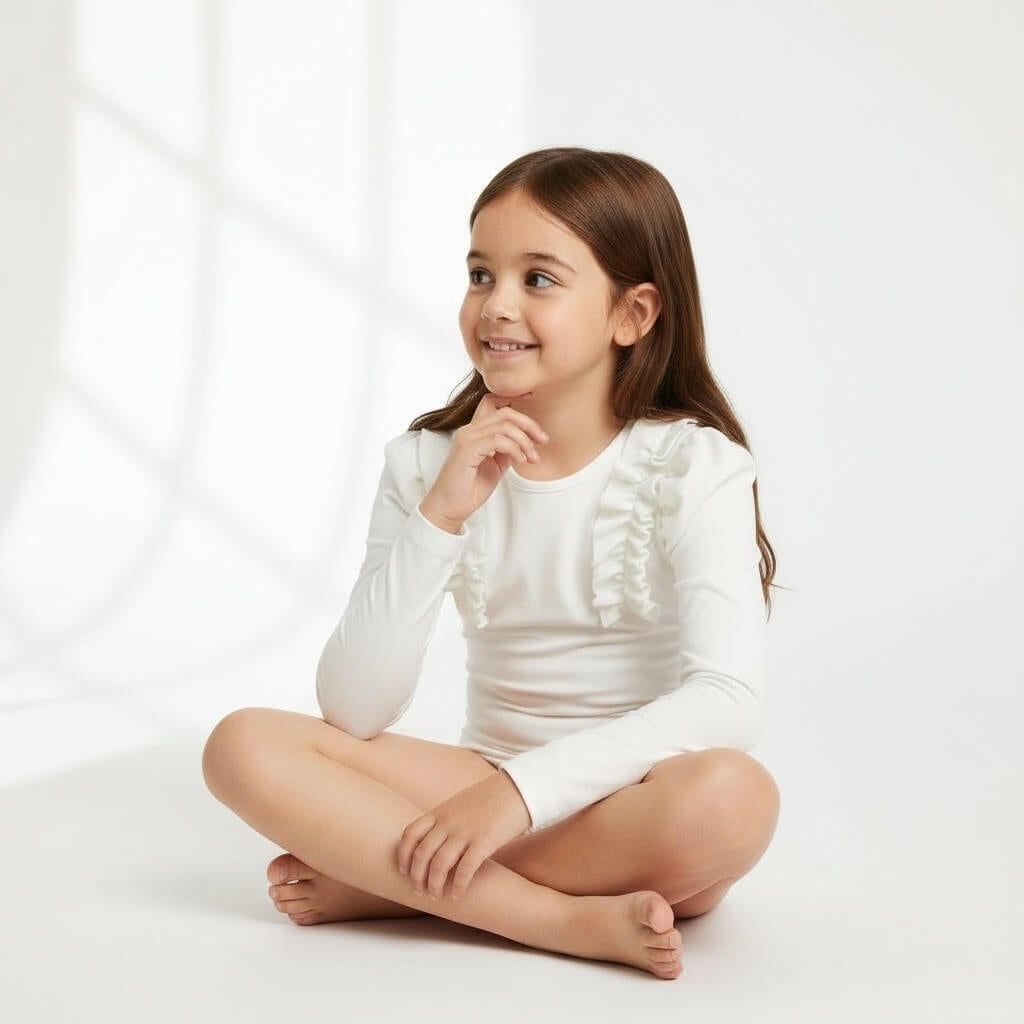 Chenille-Body für Mädchen