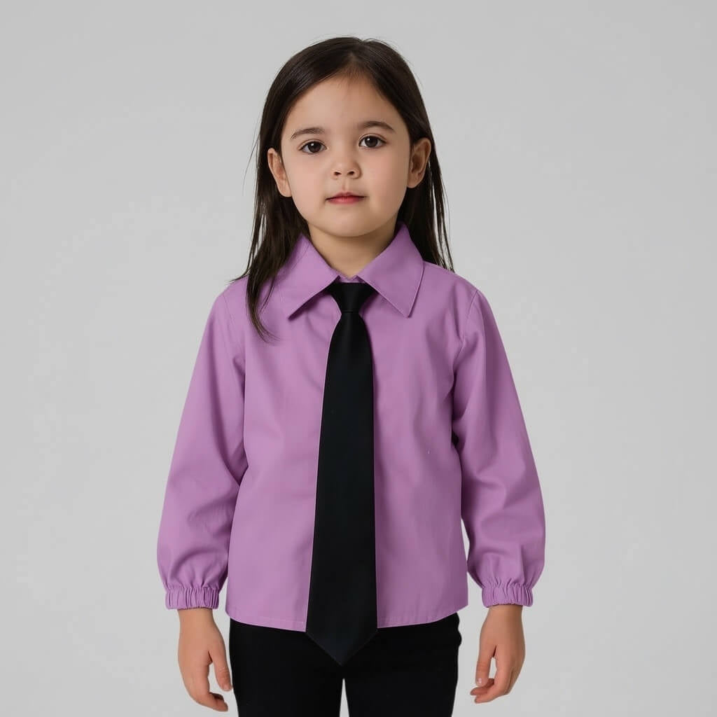 Camicia da bimba con cravatta