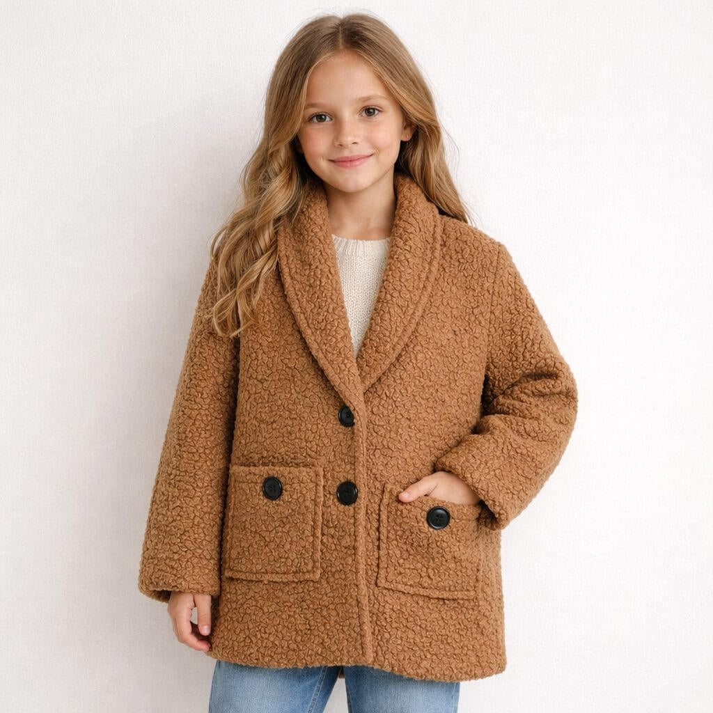 Teddymantel für Mädchen