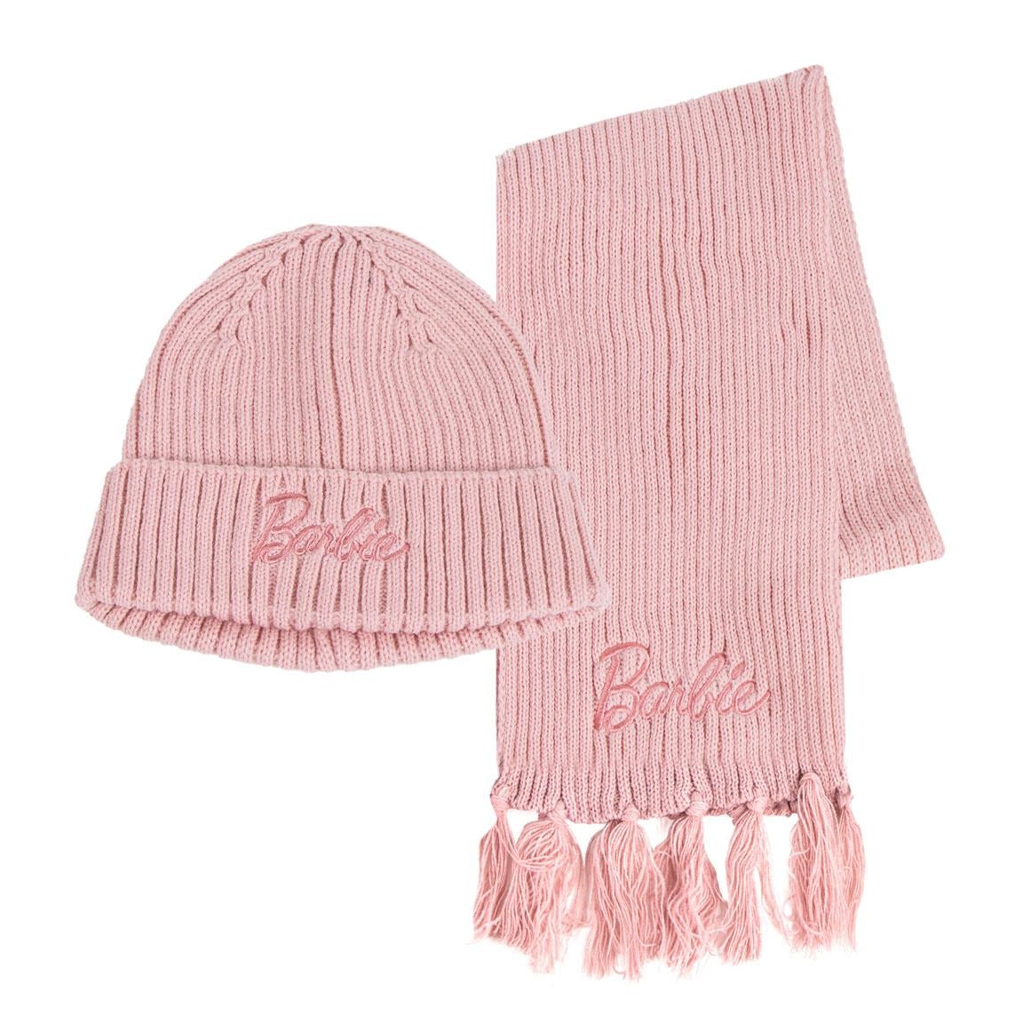 Barbie Schal und Mütze