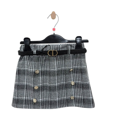Gonna in Flanella con Cintura