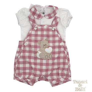 Pagliaccetto/salopette Neonato Teneri e Belli Cotone