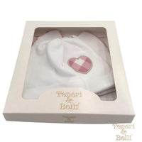 Set Cappello + Bavetta in Cotone Teneri e Belli