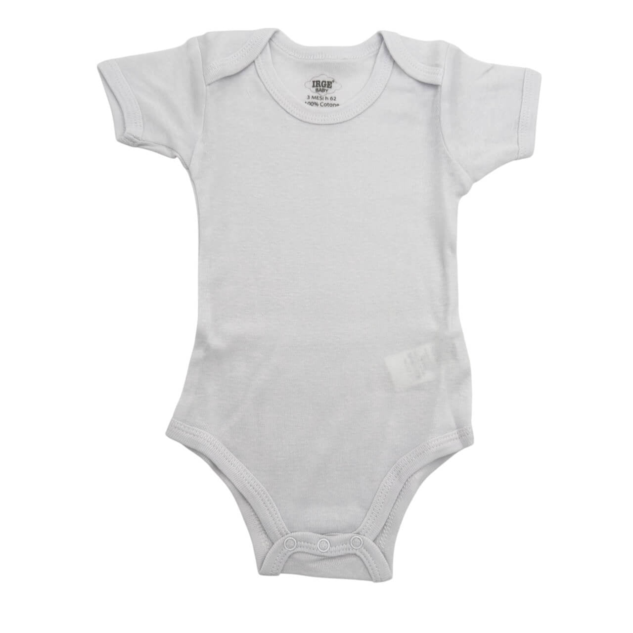 1 Body Bianco 100% Cotone Irge
