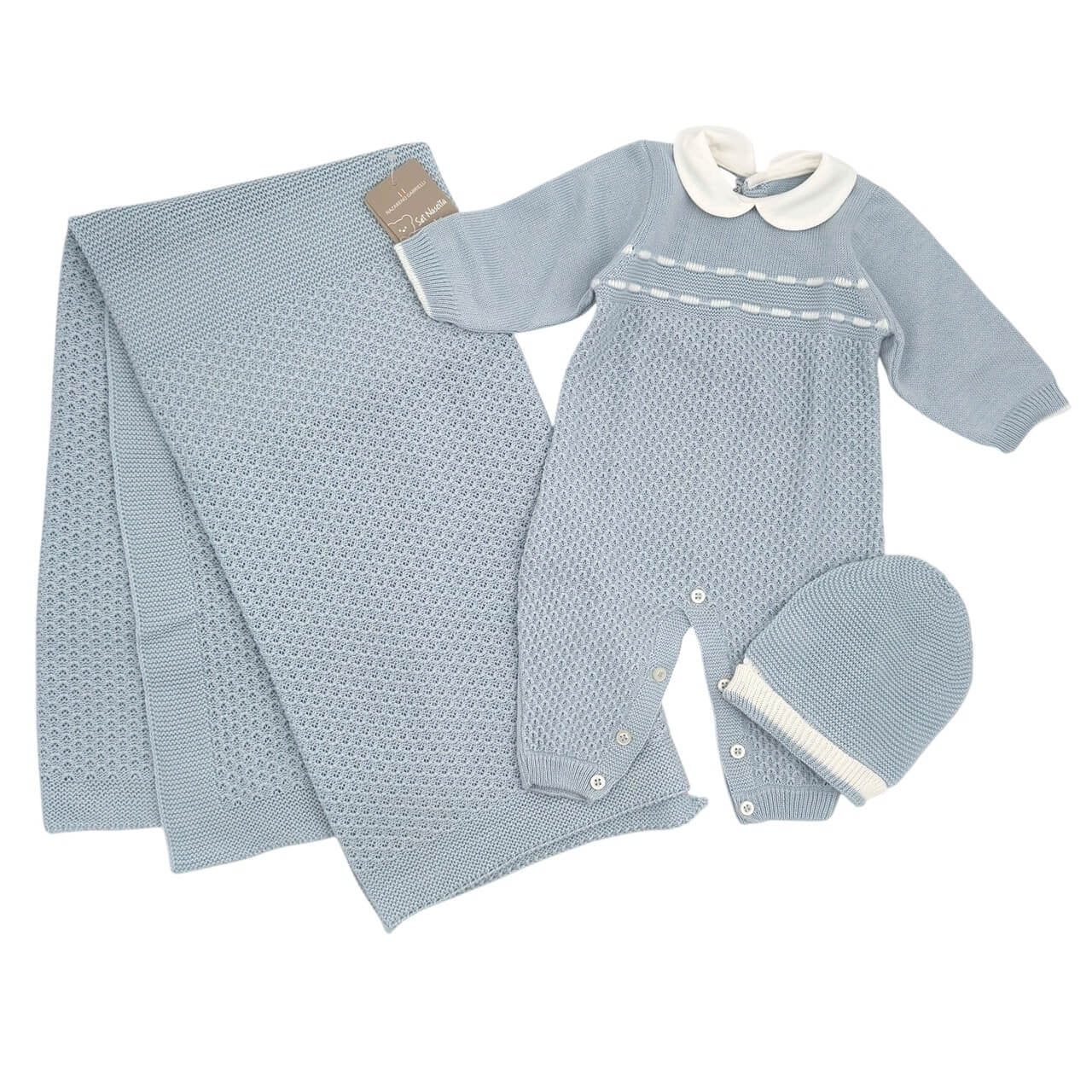 Set 3-teilig aus Garn/Baumwolle Nazareno Gabrielli