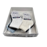 6 Socken aus reinem, durchbrochenem Baumwollgewebe