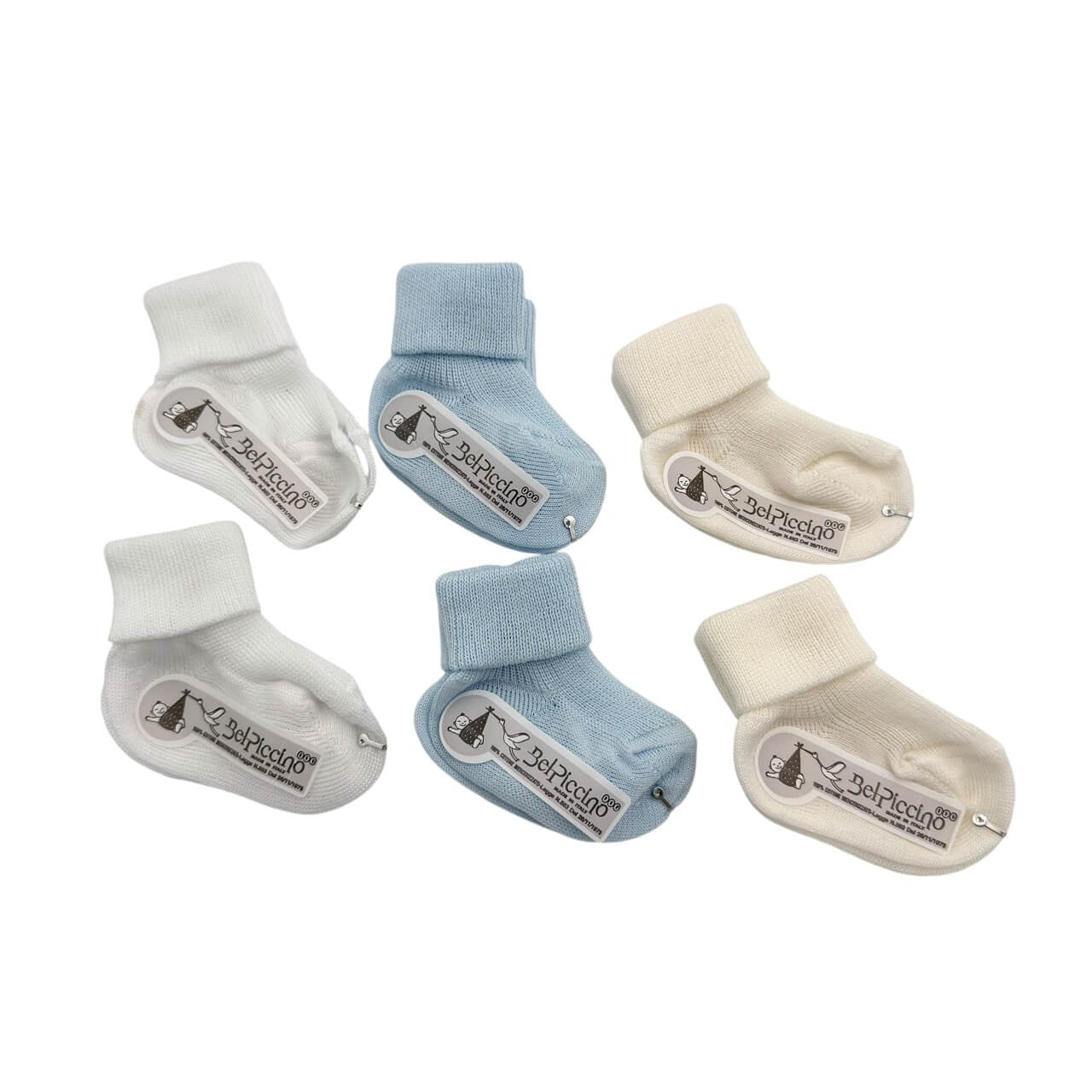 6 Socken aus Baumwolle Geburt