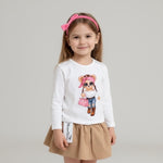 Baby-Mädchen-Outfit aus Baumwolle