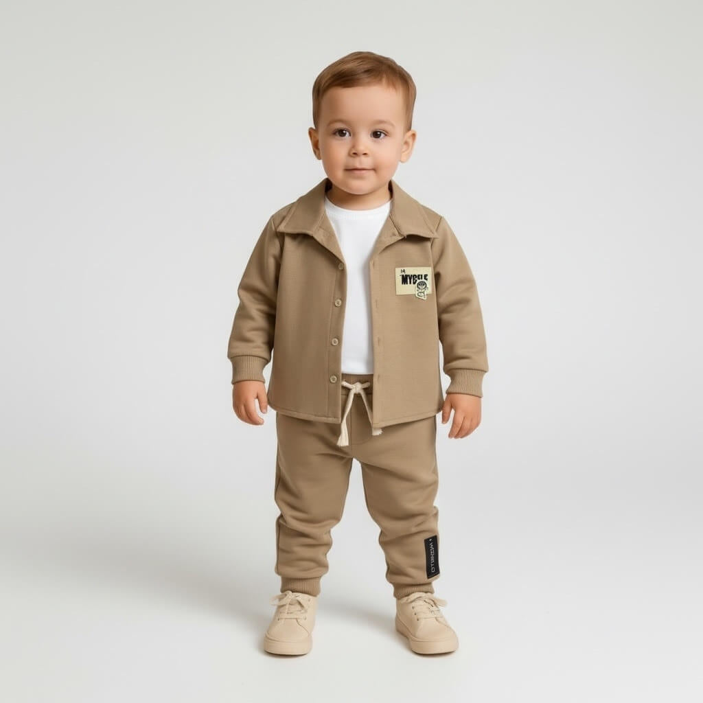 3-teiliges Babyset aus Baumwolle 