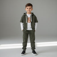 Completo 3 pezzi Bimbo cotone