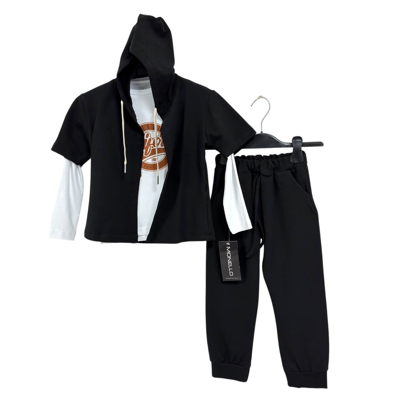 Completo 3 pezzi Bimbo cotone