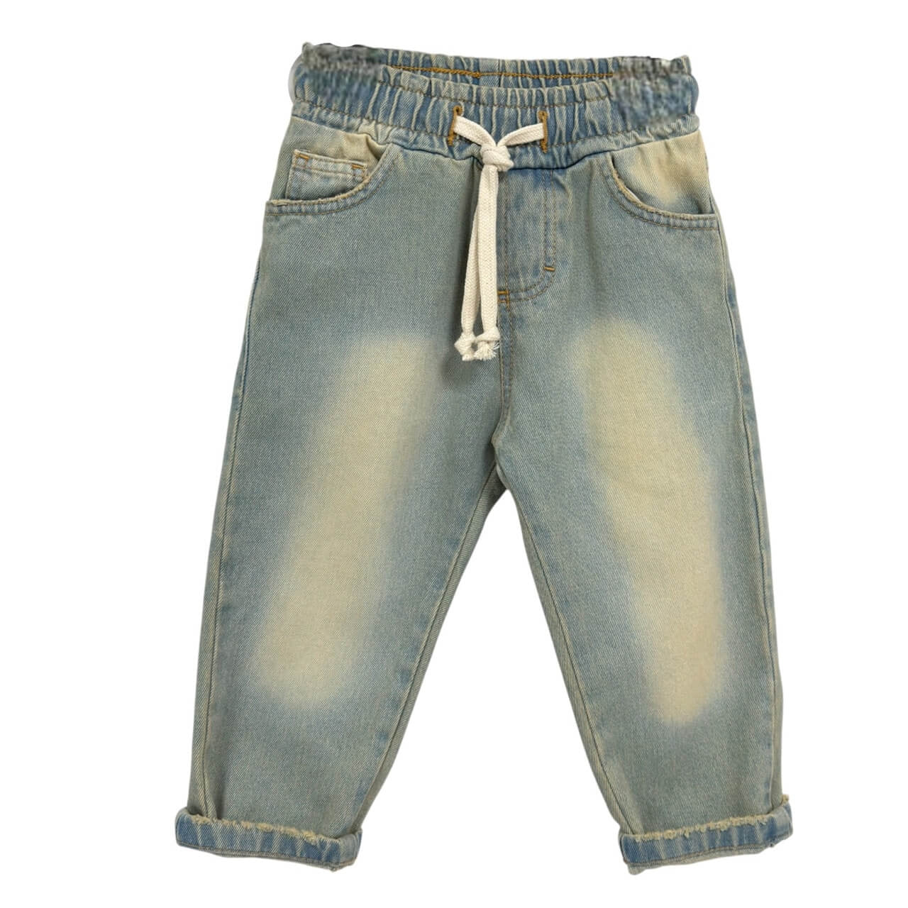 Jungen-Jeans im Sand-Look