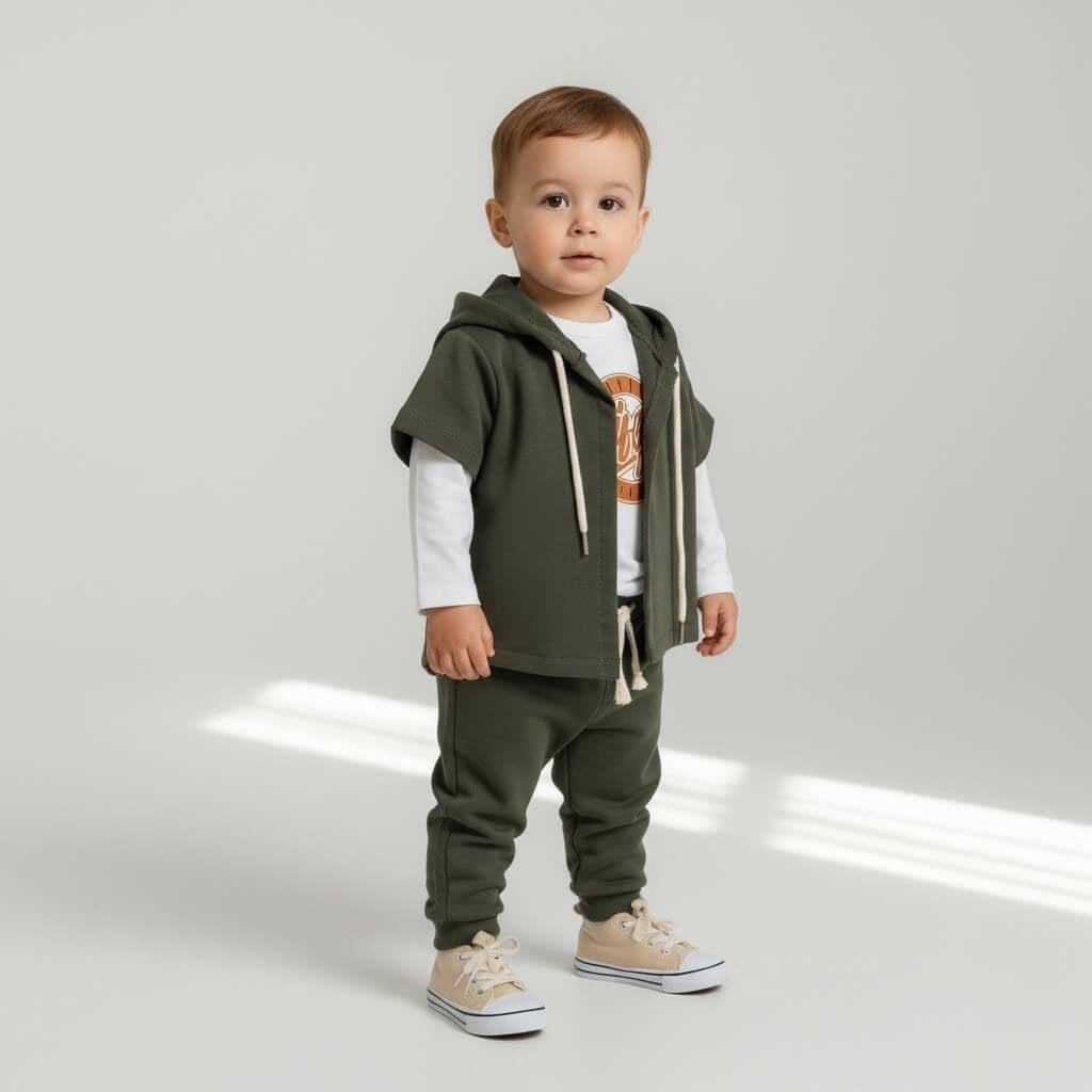 3-teiliges Babyset aus Baumwolle 
