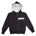 Sweatshirt aus Baumwolle für Babys, bedruckter Rücken