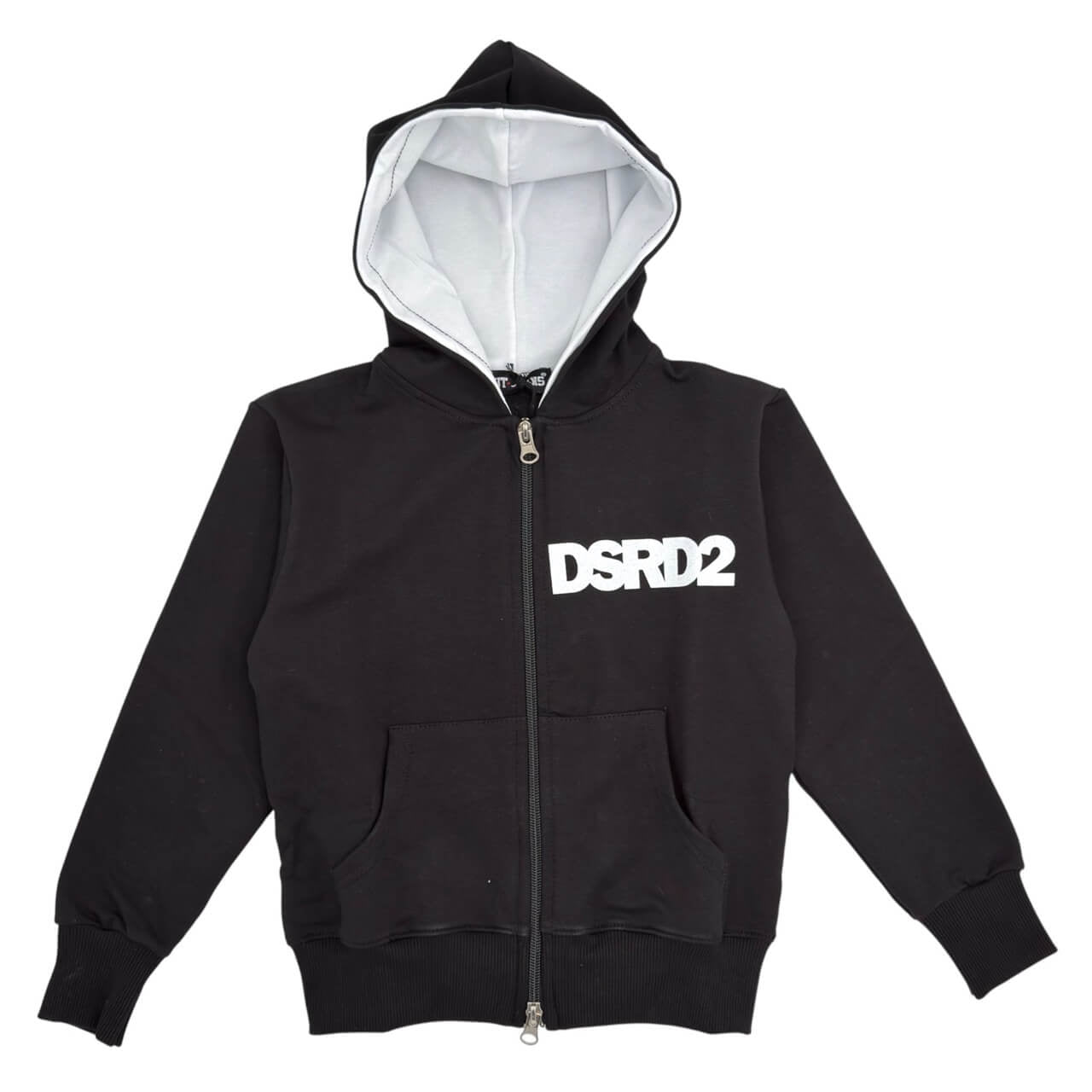 Sweatshirt aus Baumwolle für Babys, bedruckter Rücken