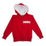 Sweatshirt aus Baumwolle für Babys, bedruckter Rücken