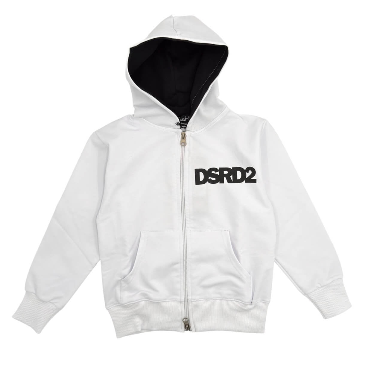 Sweatshirt aus Baumwolle für Babys, bedruckter Rücken