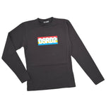 Langarm-T-Shirt mit Rückendruck für Jungen