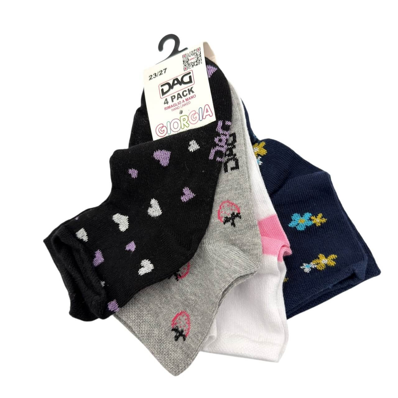 4 Baumwollsocken