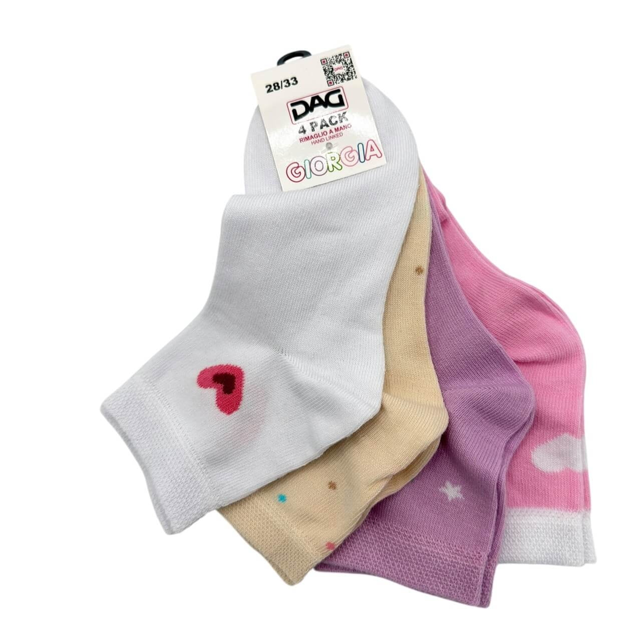 4 Baumwollsocken
