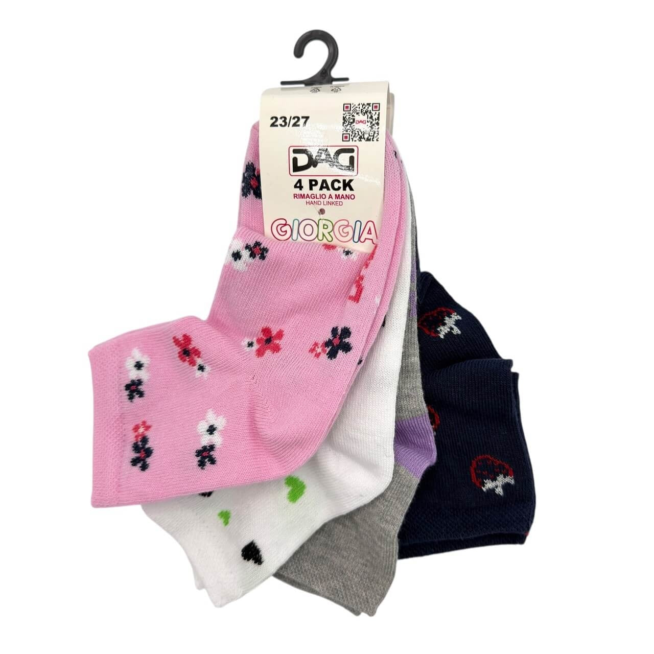 4 Baumwollsocken