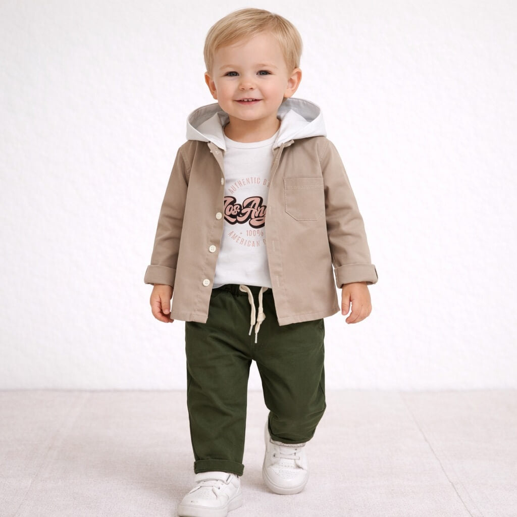 3-teiliges Babyset aus Baumwolle 