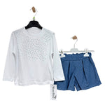 Baby-Mädchen-Outfit aus Baumwolle