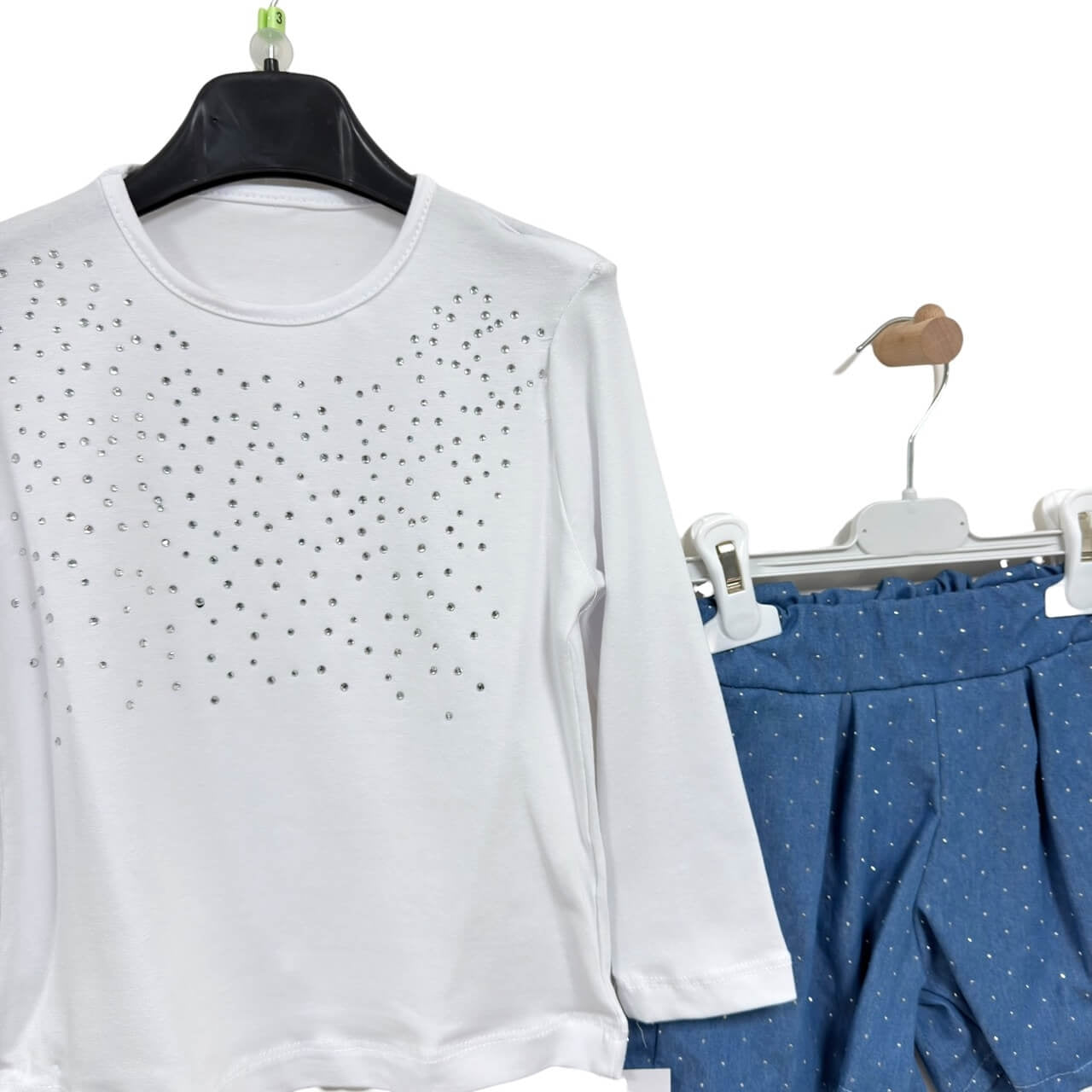 Baby-Mädchen-Outfit aus Baumwolle