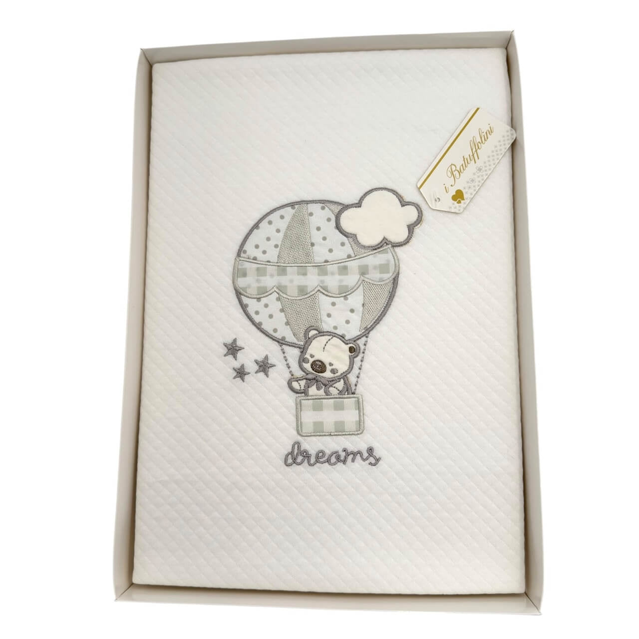 Copertina Culla Batuffolini 75x90 cm