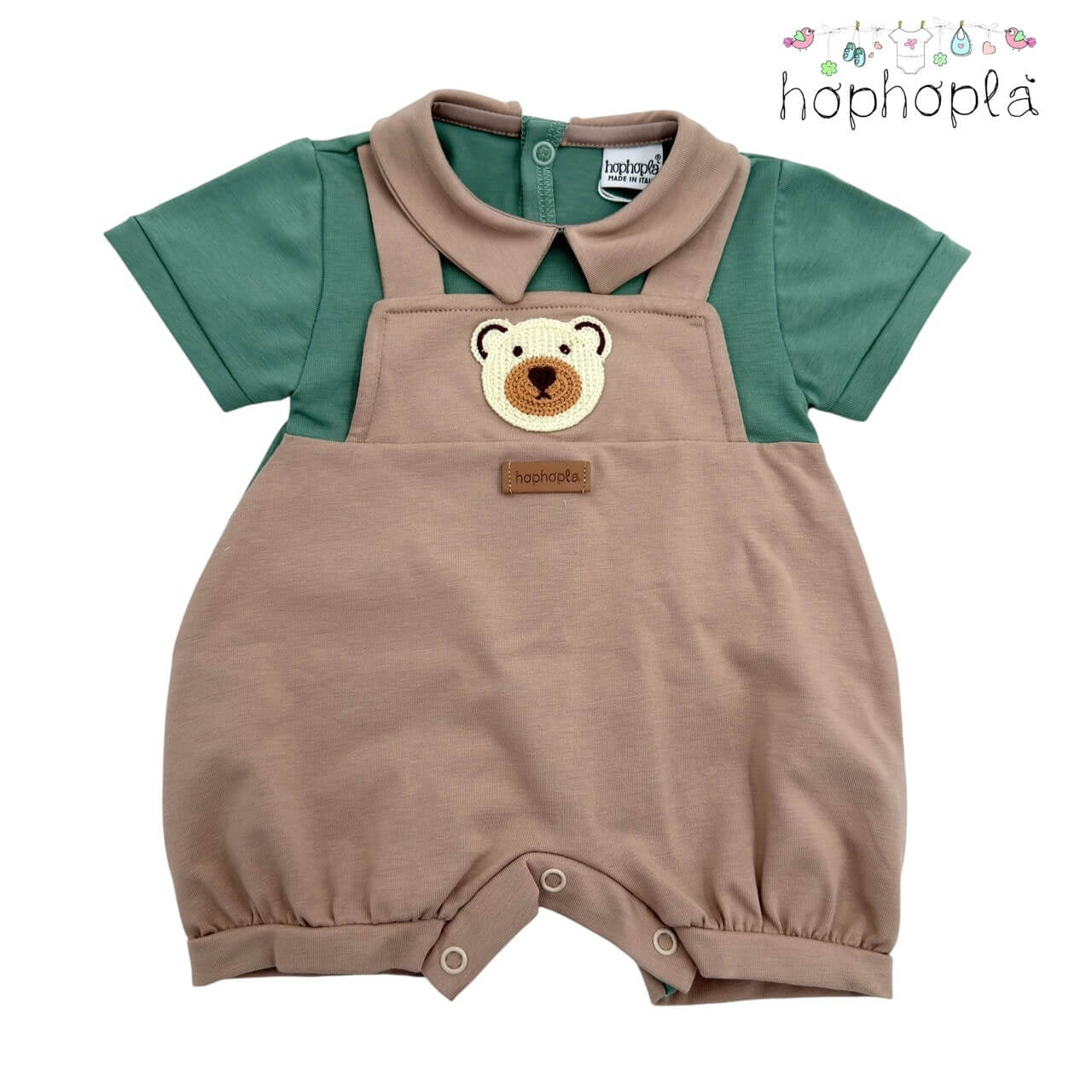 Pagliaccetto in Cotone HopHoplà Dino