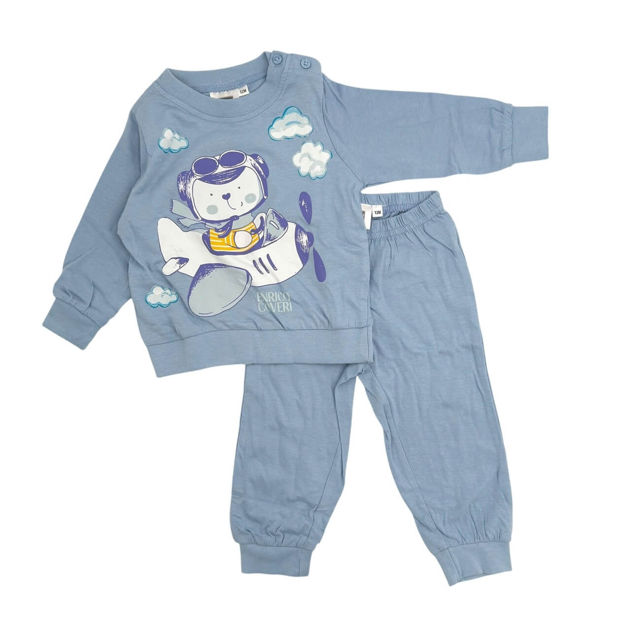 Babyschlafanzug aus Baumwolle – Enrico Coveri