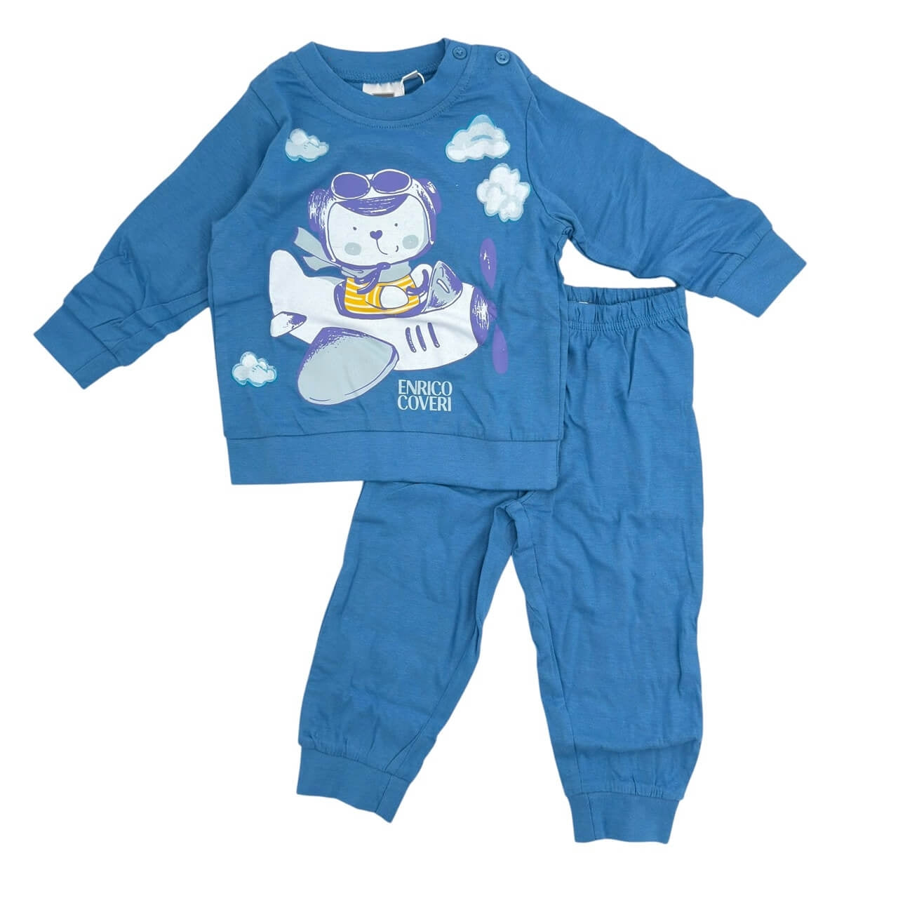 Baby-Schlafanzug aus Baumwolle - Enrico Coveri