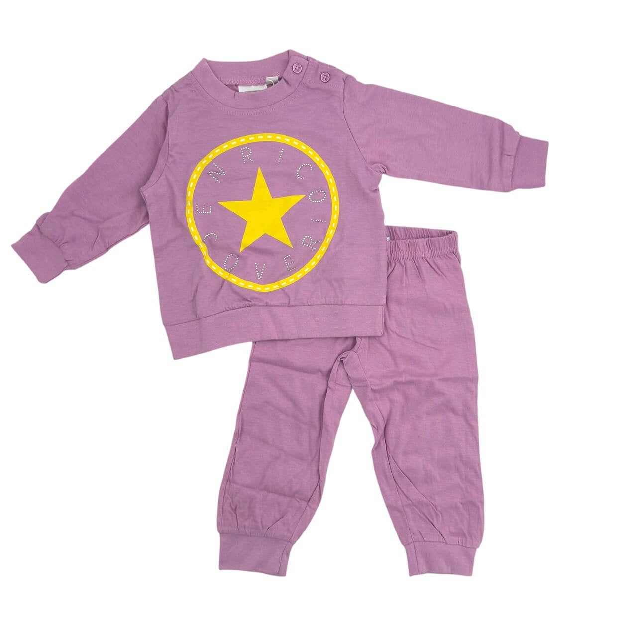 Schlafanzug Baby Mädchen Baumwolle - Enrico Coveri