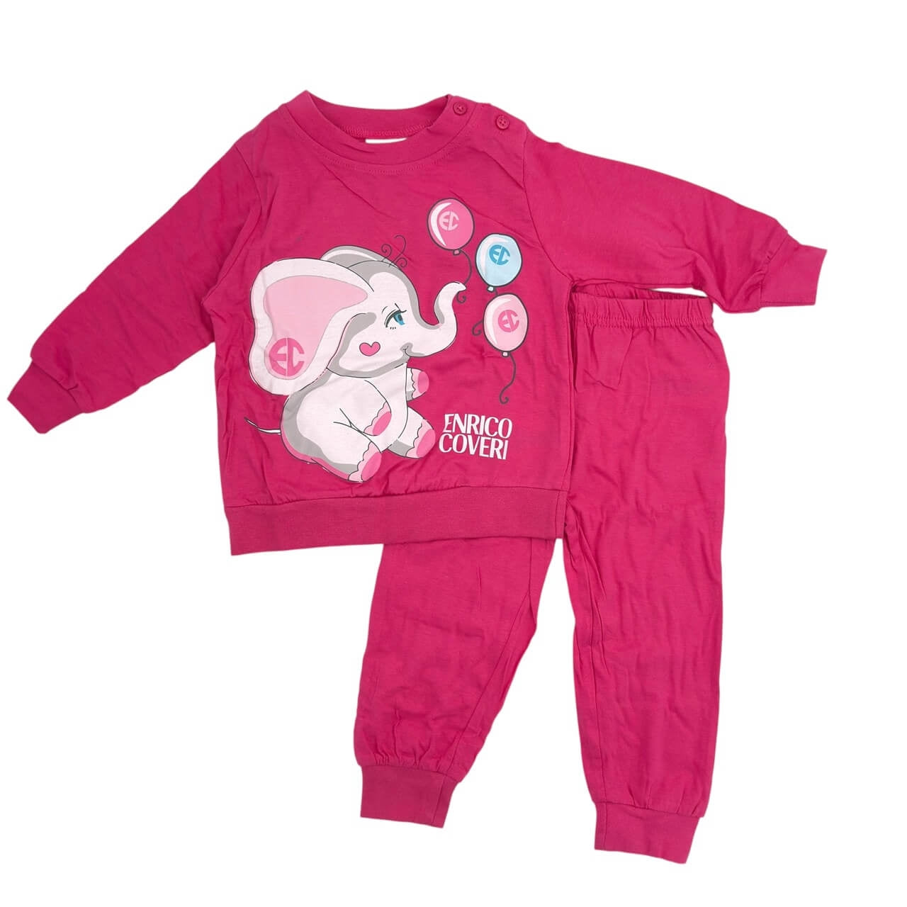 Schlafanzug Baby Mädchen Baumwolle - Enrico Coveri