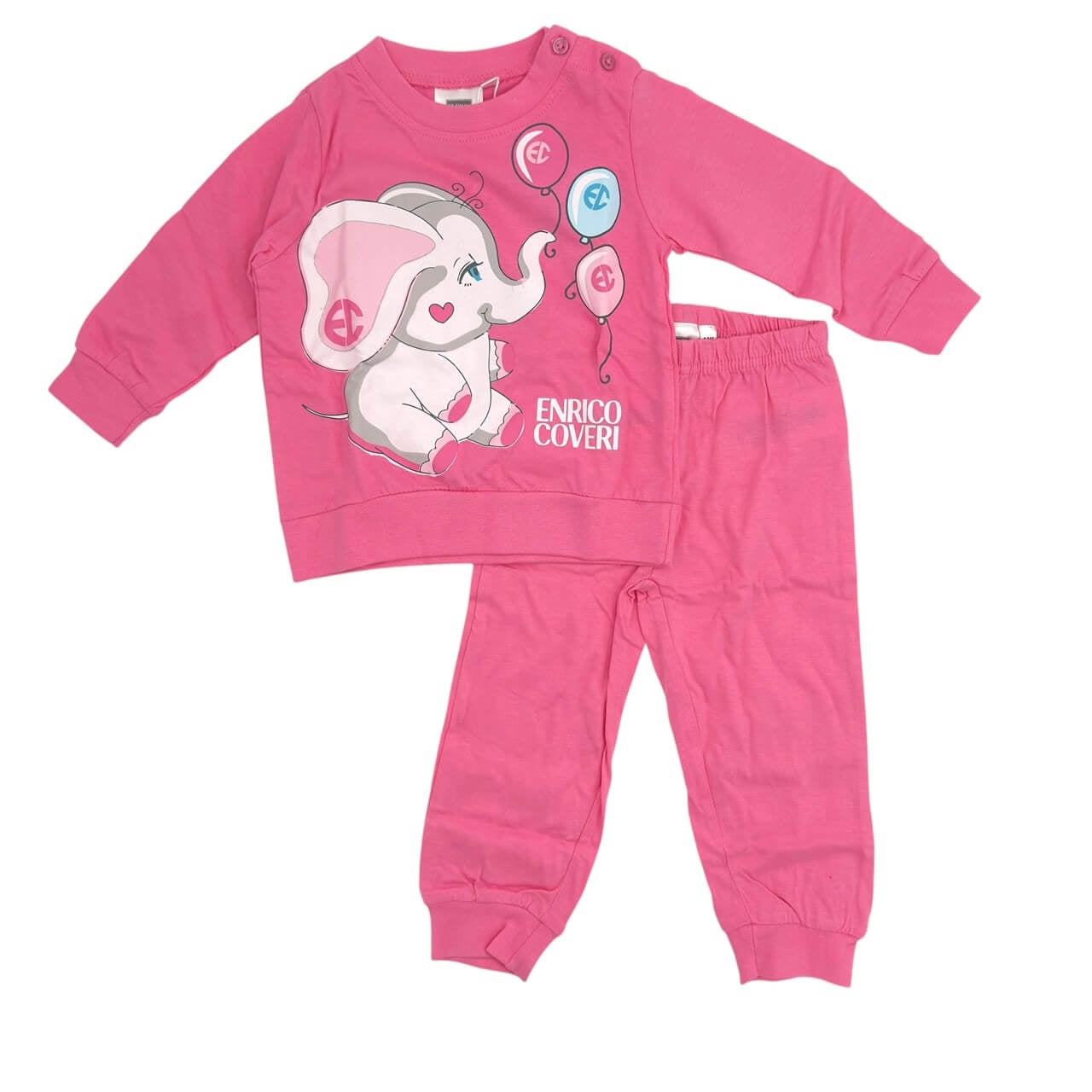 Schlafanzug Baby Mädchen Baumwolle - Enrico Coveri