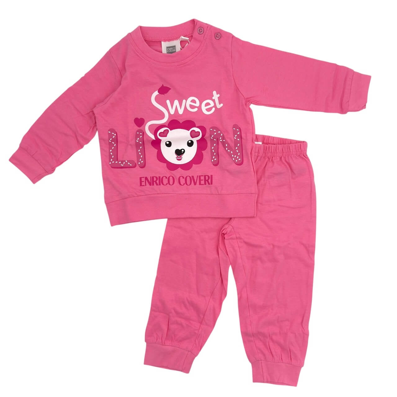 Schlafanzug Baby Mädchen Baumwolle - Enrico Coveri