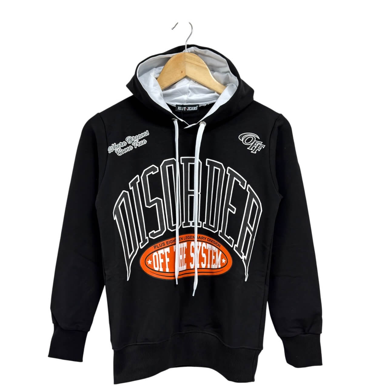 Sweatshirt aus Baumwolle für Babys, bedruckter Rücken