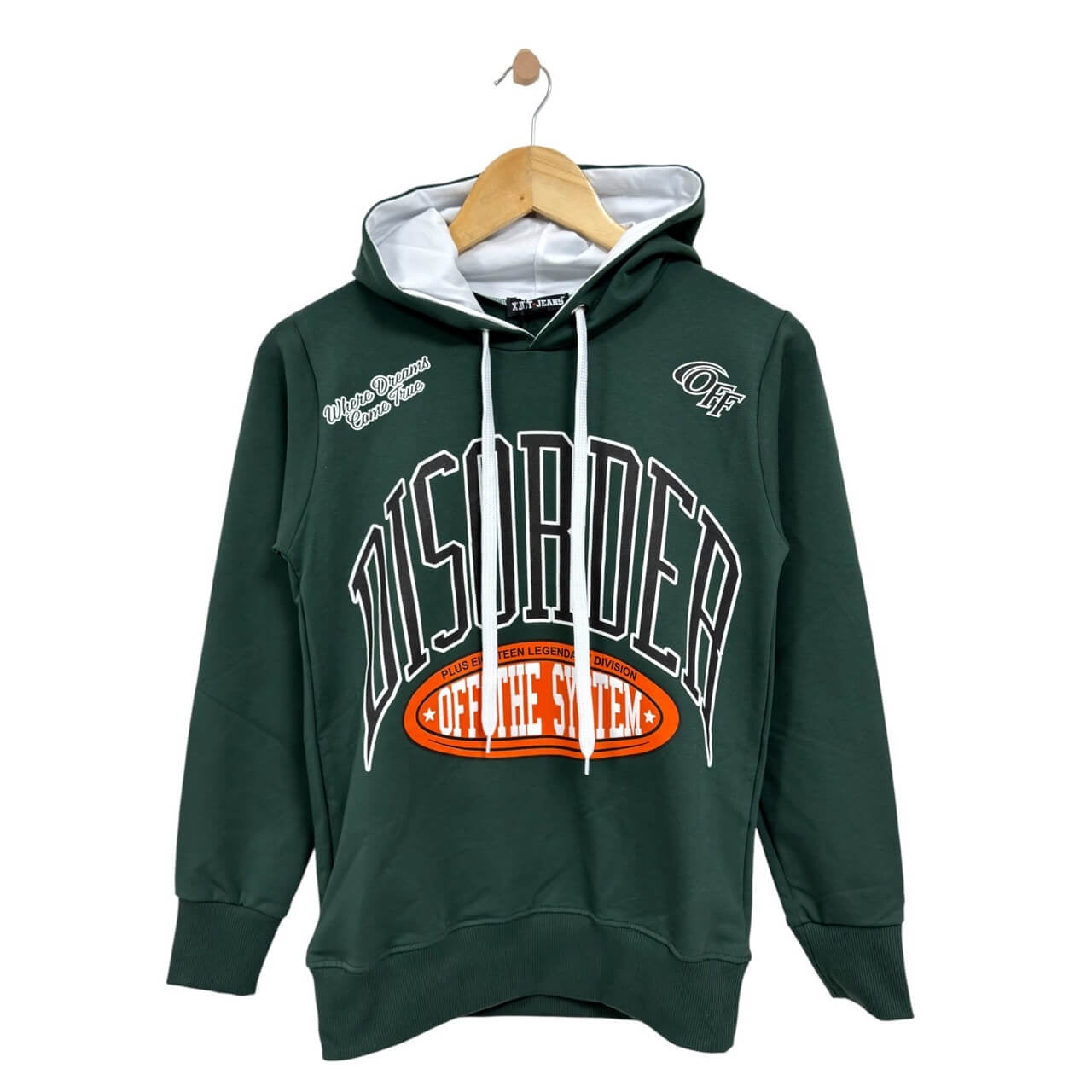 Sweatshirt aus Baumwolle für Babys, bedruckter Rücken