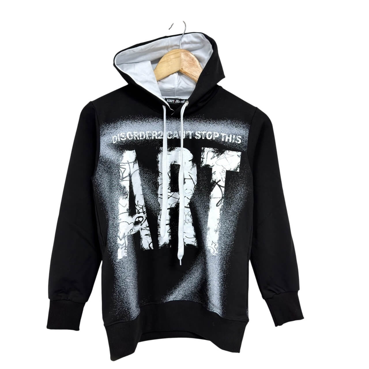 Sweatshirt aus Baumwolle für Babys, bedruckter Rücken