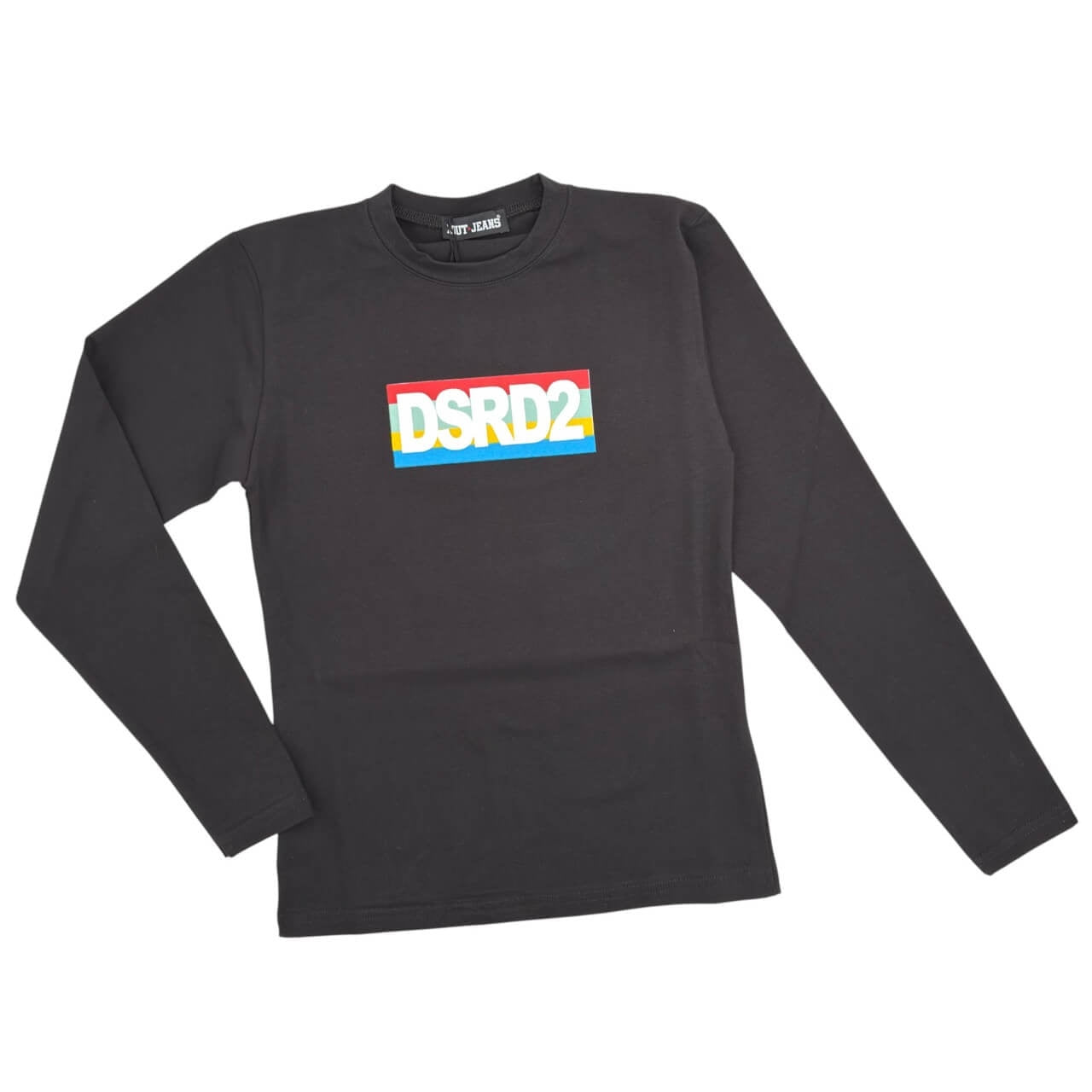 Langarm-T-Shirt mit Rückendruck für Babys