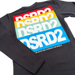 Langarm-T-Shirt mit Rückendruck für Babys
