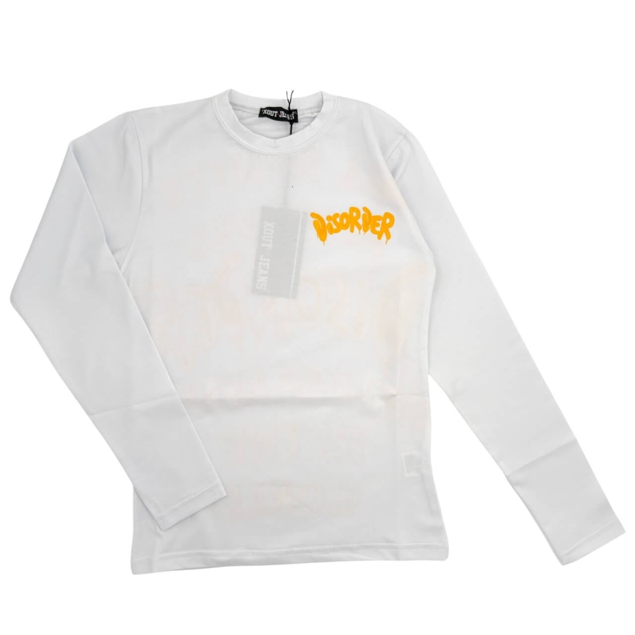 Langarm-T-Shirt mit Rückendruck für Babys