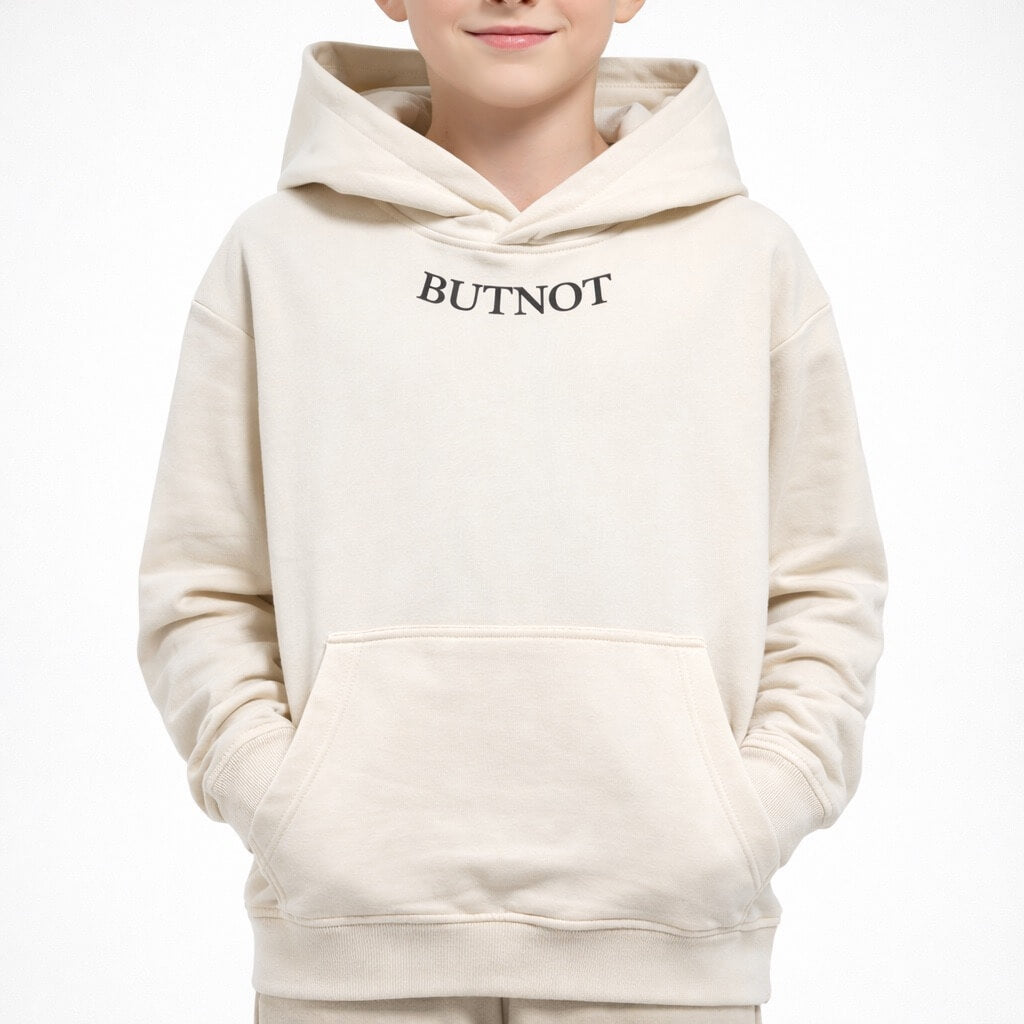 Sweatshirt Baumwolle Jungen mit Rückendruck - BUTNOT