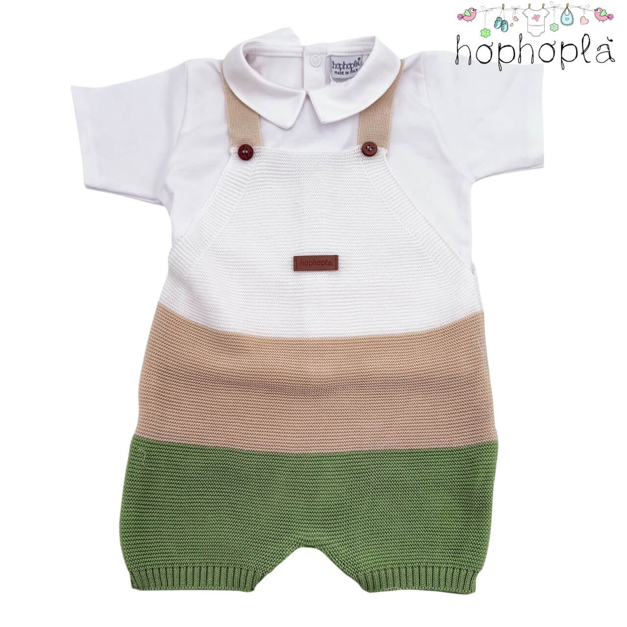 Salopette 2 pezzi in Filo HopHoplà Gianluca