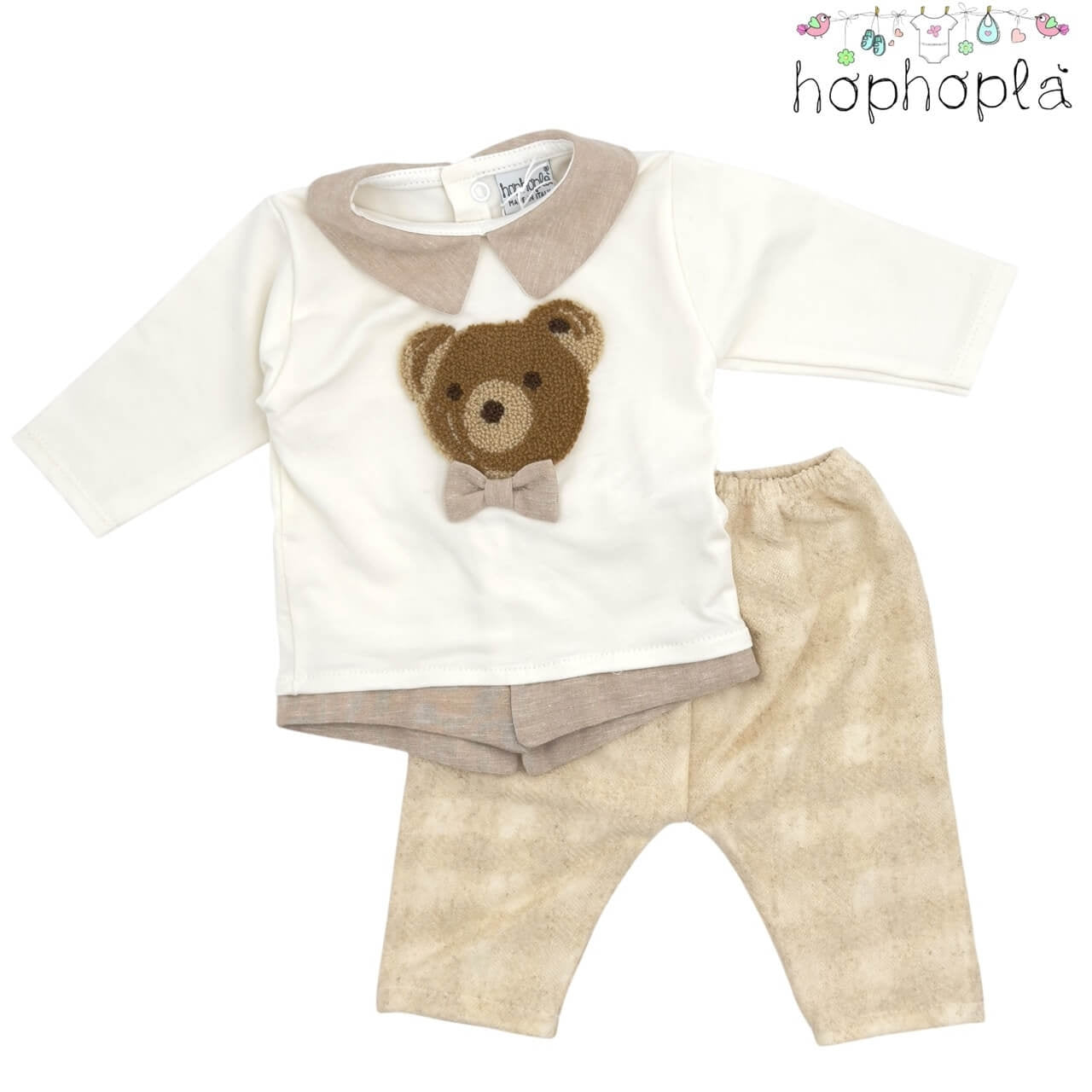 Hophoplà Tommy Strampelanzug aus Baumwolle