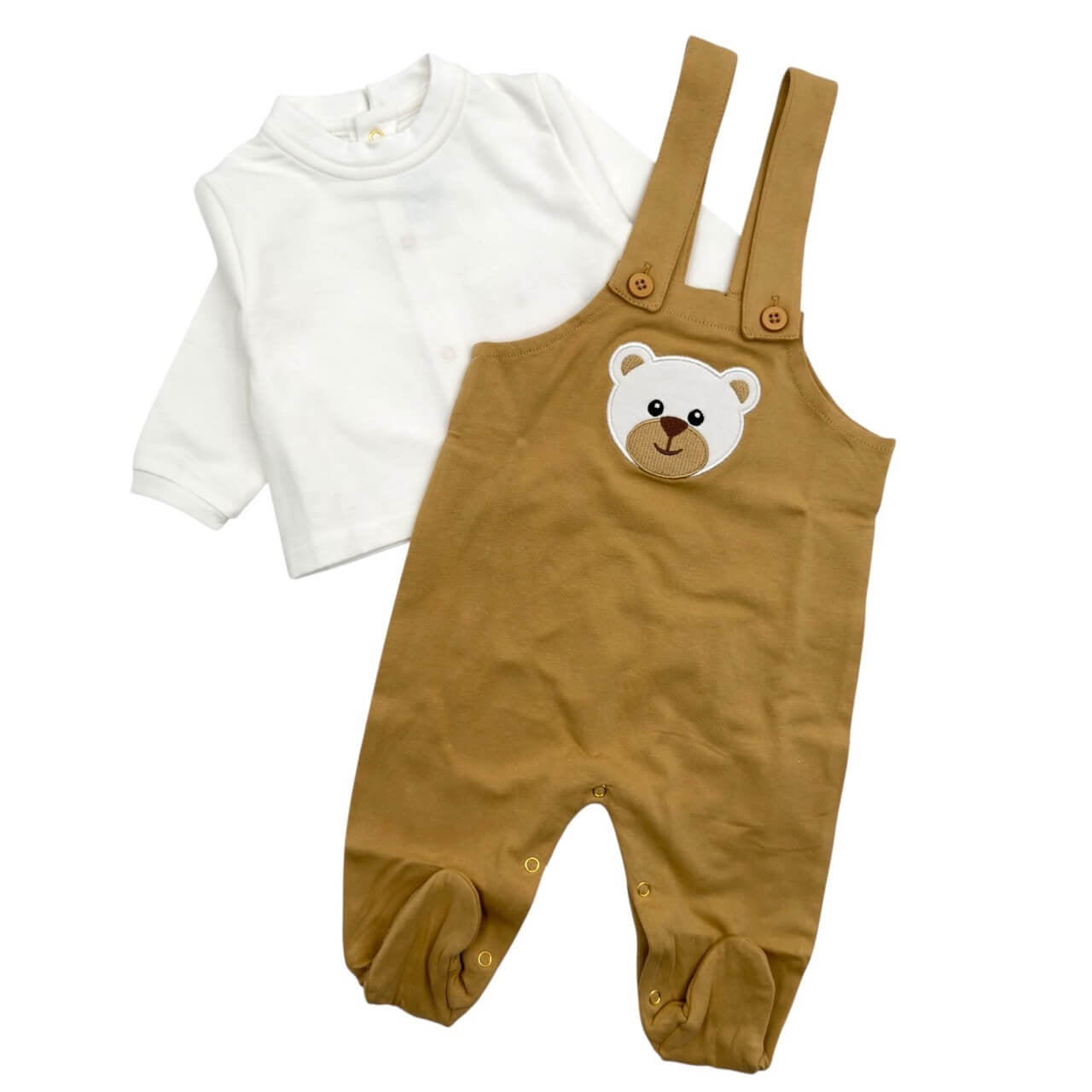 Salopette Neonato Giubebe Cotone