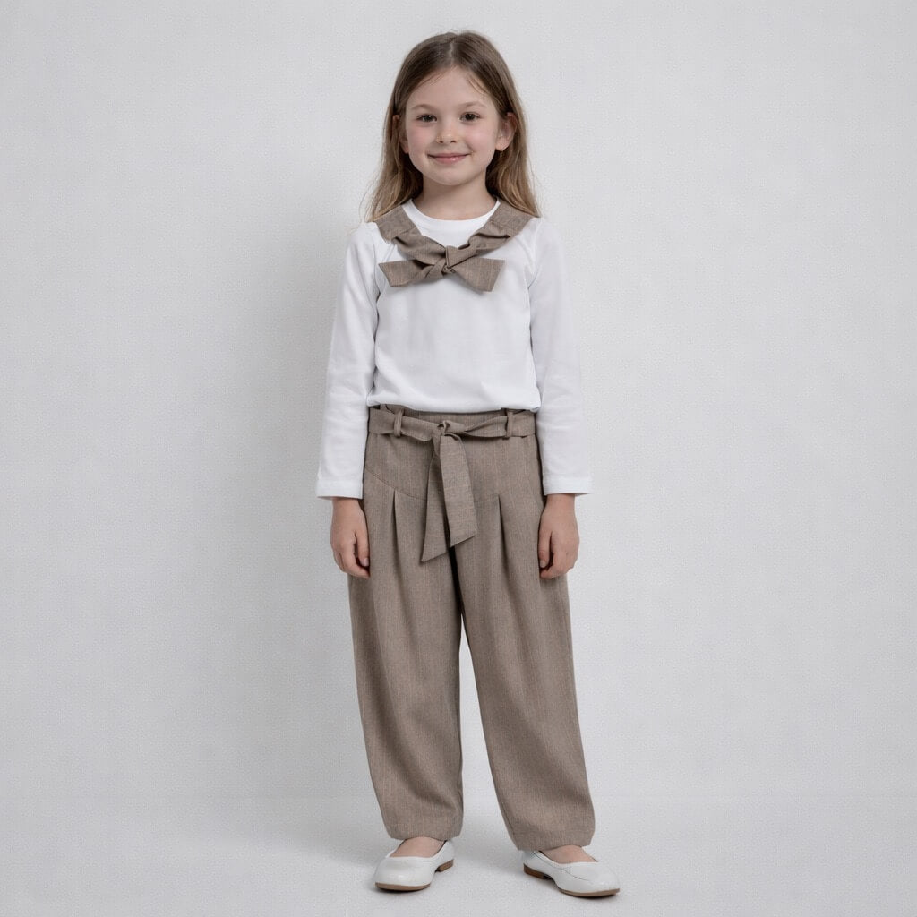 Baby-Mädchen-Outfit aus Baumwolle