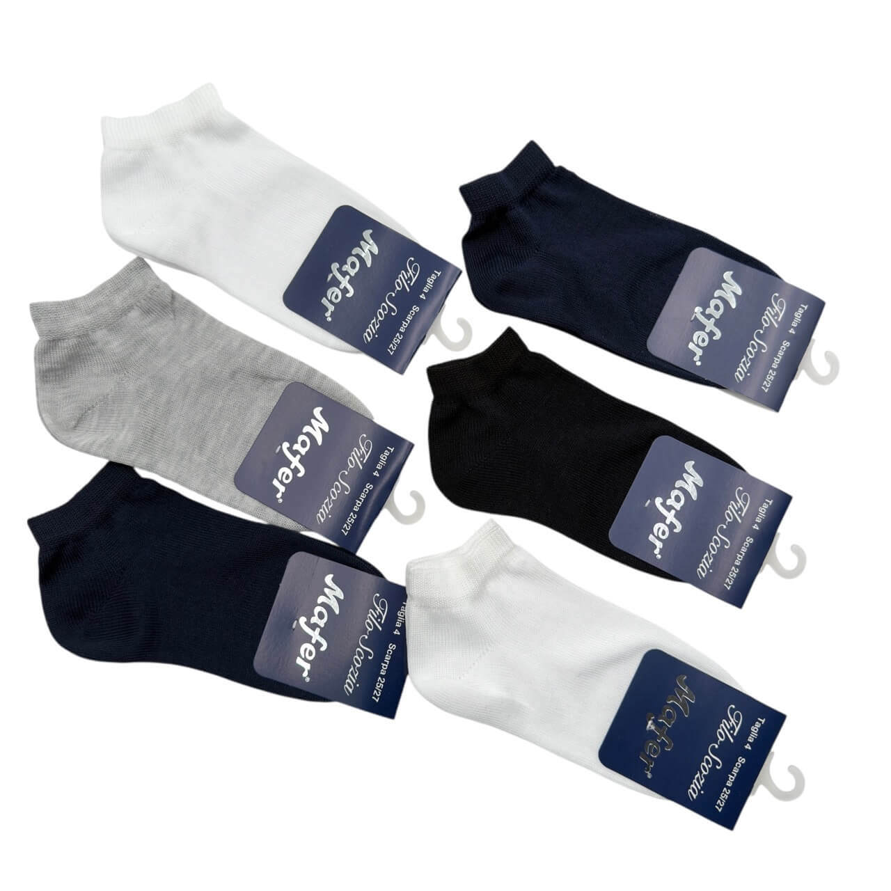 6 Mafer Baby-Baumwollsocken